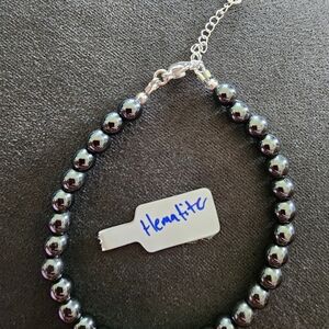 Hematite Beaded Bracelet